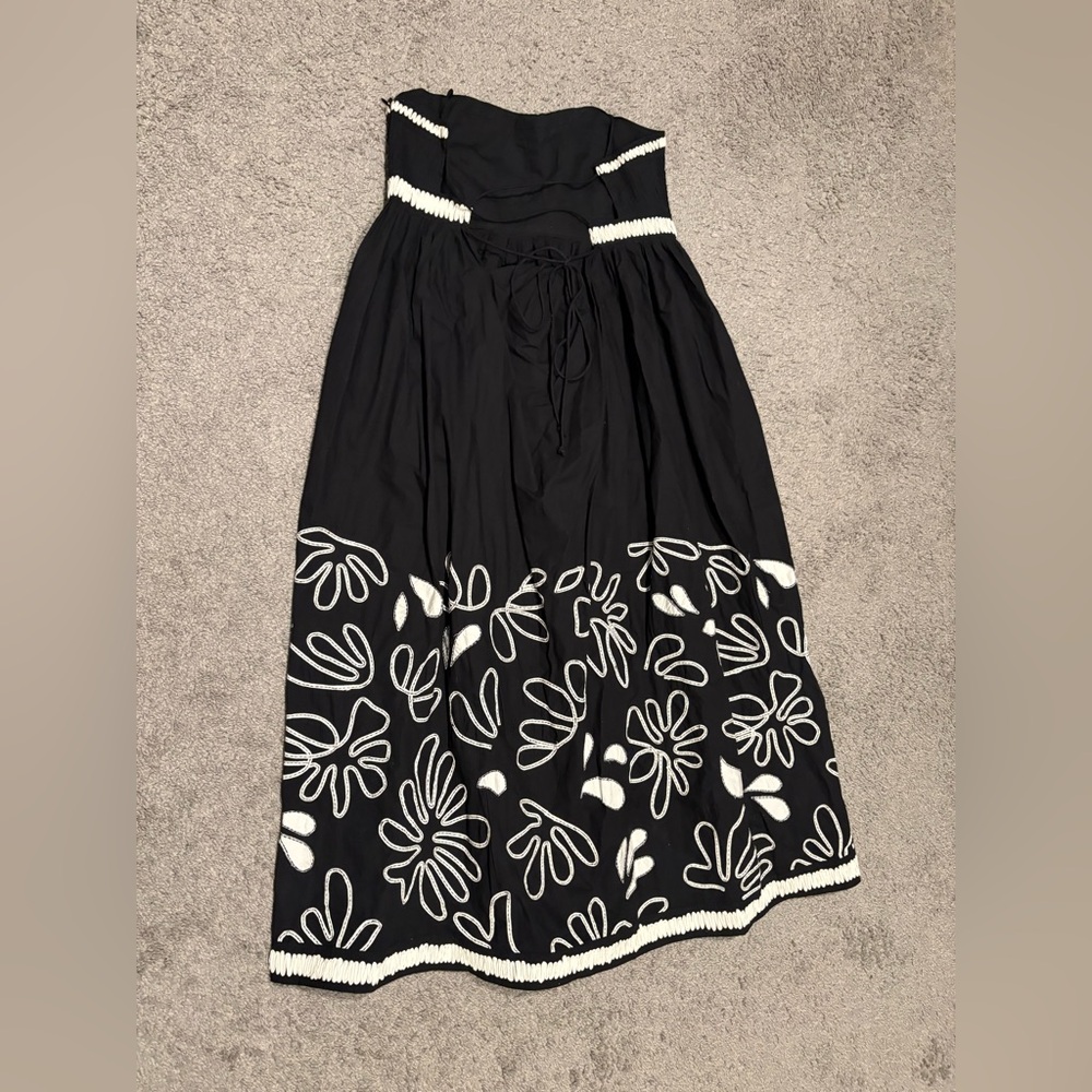 Ulla Johnson New Hollis Embroidered Cotton Long Dress Size 10 - Picture 16 of 16